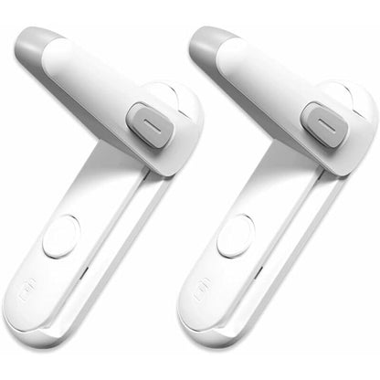 Child Proof Door Lever Lock, Baby Safety Door Handle Lock, Easy To Install And Use 3M Vhb Adhesive No Tools V1188-MS-227-2026