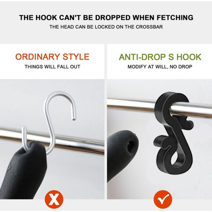 100 pcs Mini Black White Plastic Gutter Hooks With Shape Clip Outdoor Light Hooks For Wedding Christmas V1188-MS-227-2027