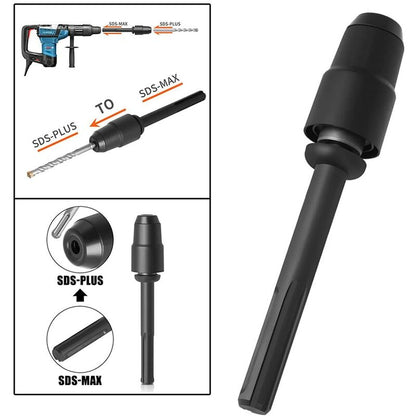 Sds Max To Sds Plus Adapter For ROtary Hammers, Sds Max To Sds Plus Drill Quick Change Tool, Chuck Adapter V1188-MS-227-2031