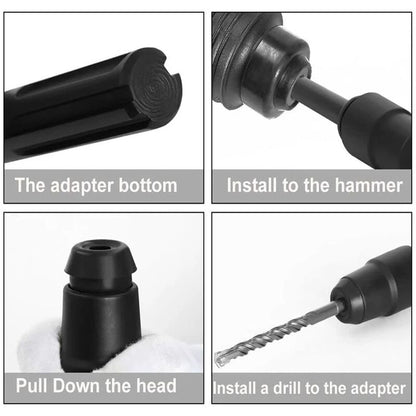 Sds Max To Sds Plus Adapter For ROtary Hammers, Sds Max To Sds Plus Drill Quick Change Tool, Chuck Adapter V1188-MS-227-2031