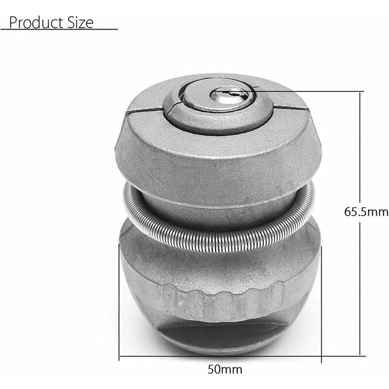 Trailer Hitch Lock Anti-Theft Ball Coupling, Trailer Parts V1188-MS-227-2034