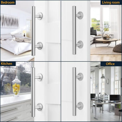 30Cm Sliding Door Handle Set, Stainless Steel Sliding Door Handle, Large Rustic Size, Suitable For Gates, V1188-MS-227-2036
