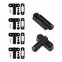 Sash Jammer Additional Window Lock, 4 Door Window Locks Block Aluminum Alloy With 8X Screws, Home Security, V1188-MS-227-2042