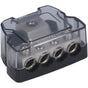 4 Way Power Distribution Block Fuse Holder Amp Fuse Distribution Block Car Audio Splitter V1188-MS-227-2044