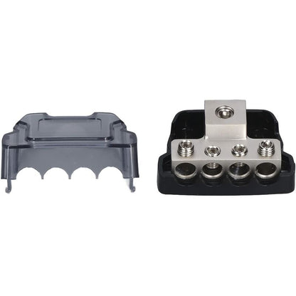 4 Way Power Distribution Block Fuse Holder Amp Fuse Distribution Block Car Audio Splitter V1188-MS-227-2044
