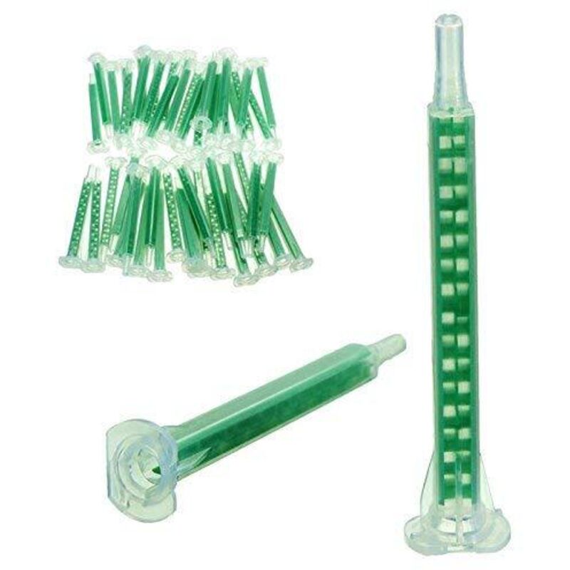 Werse 50 pcs F6-16 Green Ab Glue Mixing Tube Static Mouth Section 16 Nozzles V1188-MS-227-2045