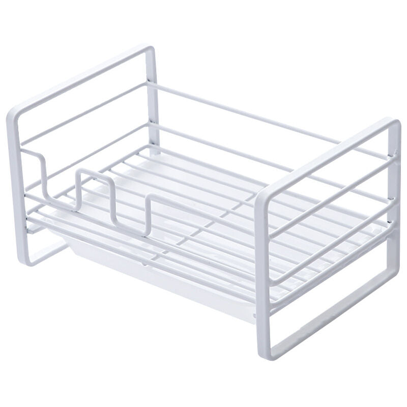 Sink Caddy With Removable Tray, Kitchen Sink Organizer, White V1188-MS-227-2048
