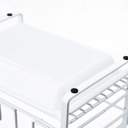 Sink Caddy With Removable Tray, Kitchen Sink Organizer, White V1188-MS-227-2048