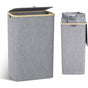 100L Laundry Basket With Lid Laundry Hamper With Handles Dirty Laundry Basket, Laundry Bin Laundry Basket V1188-MS-227-2049