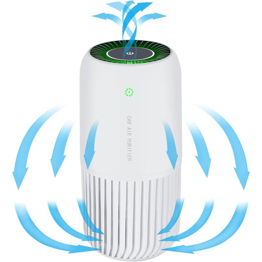 Air Purifier With True Hepa Filter With Uv-C Light, Mini Air Purifier Removes 99.97% Of Smoke Allergens Dust, V1188-MS-227-2056