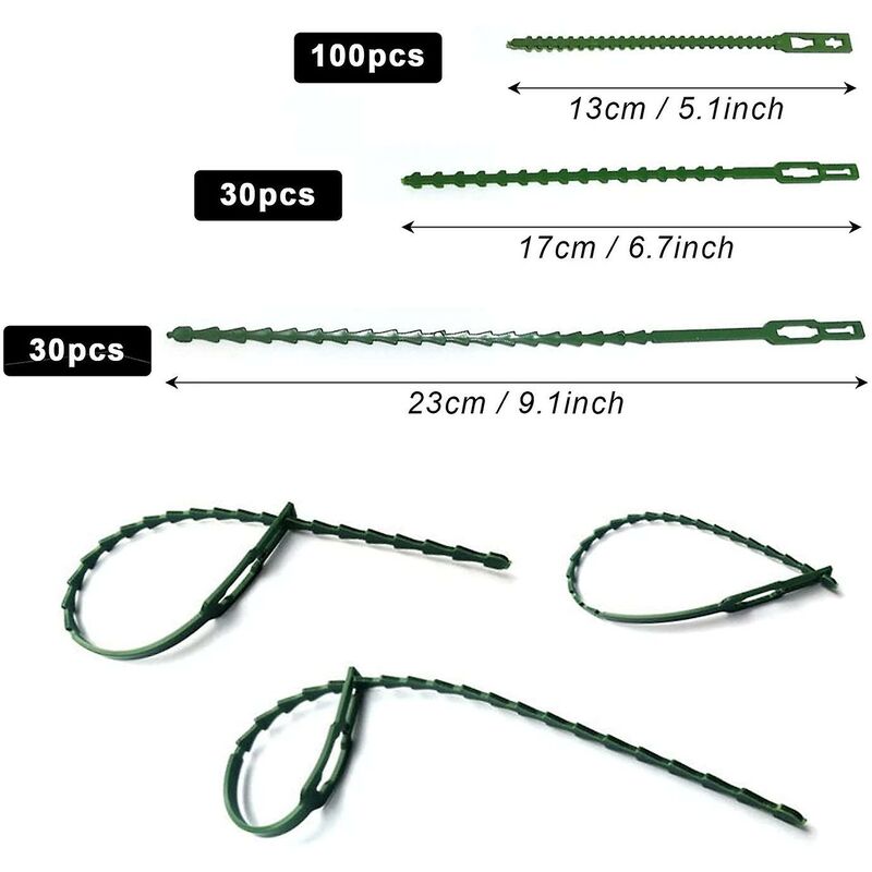 160 pcs Plant Ties Adjustable Gardening Ties, Plant Ties And Support, Help Support Plants And Shrubs, V1188-MS-227-2062