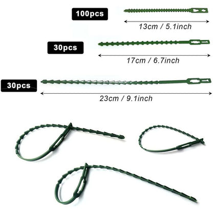 160 pcs Plant Ties Adjustable Gardening Ties, Plant Ties And Support, Help Support Plants And Shrubs, V1188-MS-227-2062