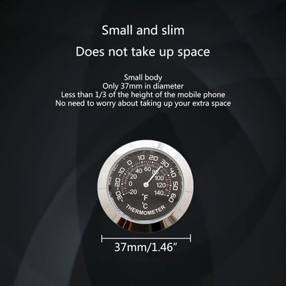 Auto Car Vehicle Thermometer/Hygrometer Clock Mini Small Classic DAshboard Thermometer Car Cool Decoration V1188-MS-227-2064
