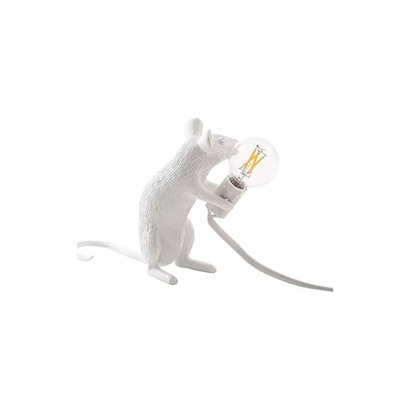 Table Lamp Mouse Shape Resin Desk Lamp Bedside Lamp Light Home Bedroom Decor E12 Base V1188-MS-227-2065