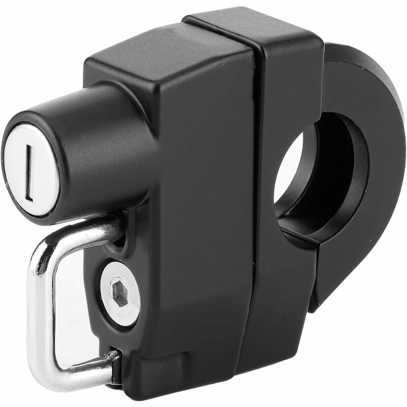 Helmet Lock, Universal Motorcycle Helmet Lock With Key Riding Accessory For,Suitable For 2.2-2.8Cm Handle V1188-MS-227-2066
