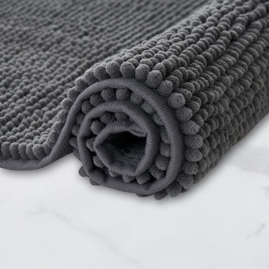 Non-Slip Chenille Bath Mat Super Absorbent And Machine Washableable For Bathroom, Shower, Bathtub Or As A V1188-MS-227-2068