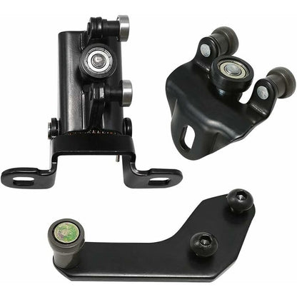 3 pcs Set Left Sliding Door Guide ROllers For Transit Mk6 Mk7 Left 1667675 (Top + Middle + Bottom) V1188-MS-227-2072