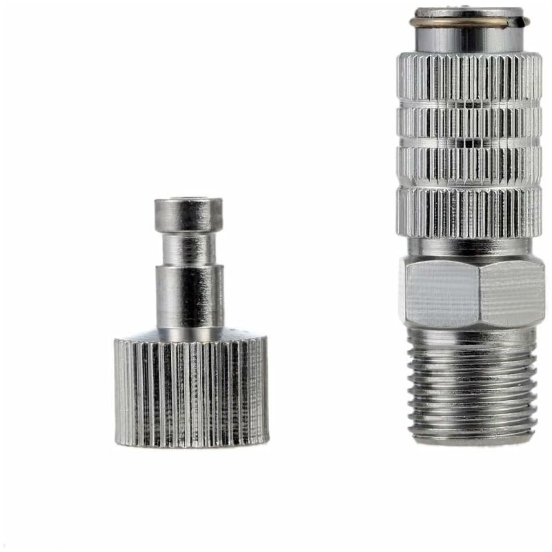 Airbrush Quick Release Adapter Airbrush Quick Disconnect Coupler Connection Adapter Air Brush Fitting Bsp 1/8 V1188-MS-227-2080