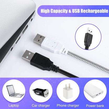 2 Pieces Usb LED Reading Lights Stick Flexible Usb Book Light Dimmable LED Usb Light Touch Gooseneck For V1188-MS-227-2089