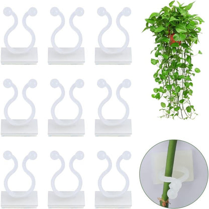 100 pcs Climbing Plant Support Clip, Wall Plant Clip, Vine Wall Clip, Clip For Climbing Plants -White V1188-MS-227-2092