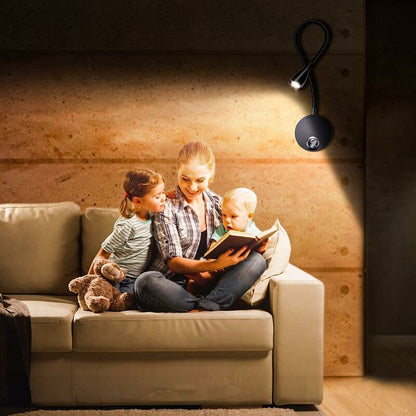 Bedside Wall Lamp 2 Pack Lights Wall Mounted Reading Light LED Gooseneck Light 3W, 6000K Warm White Reading V1188-MS-227-2093