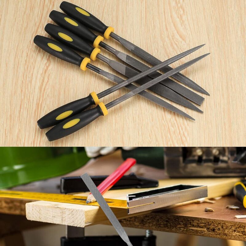6 Pieces File Set, Files And Rasps, Needle Files, Diamond Rasp Files For Wood/Metal/Workshop/Plastics Repair V1188-MS-227-2094