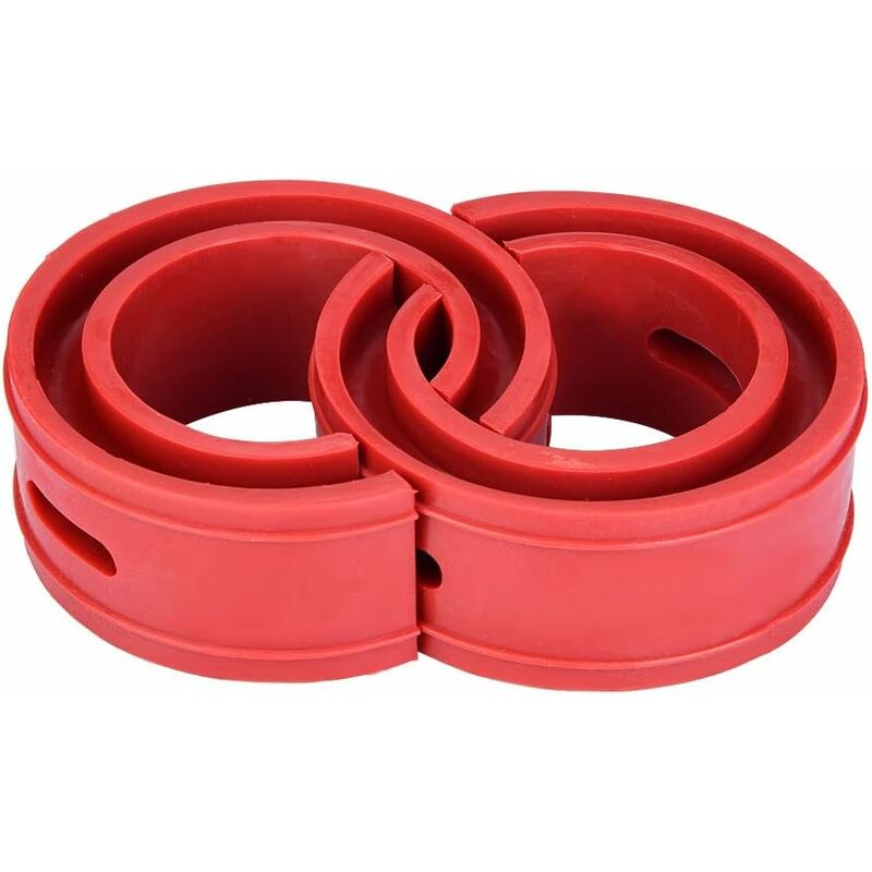 Shock Absorber Spring Buffer 2Pc Universal Car Red Bumper Cushion Car Shock Absorber Spring Bumper Type(D) V1188-MS-227-2096