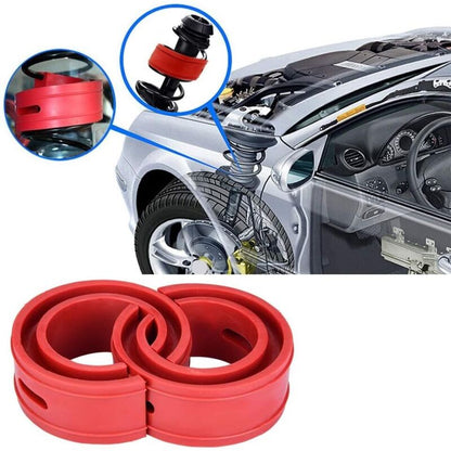 Shock Absorber Spring Buffer 2Pc Universal Car Red Bumper Cushion Car Shock Absorber Spring Bumper Type(D) V1188-MS-227-2096