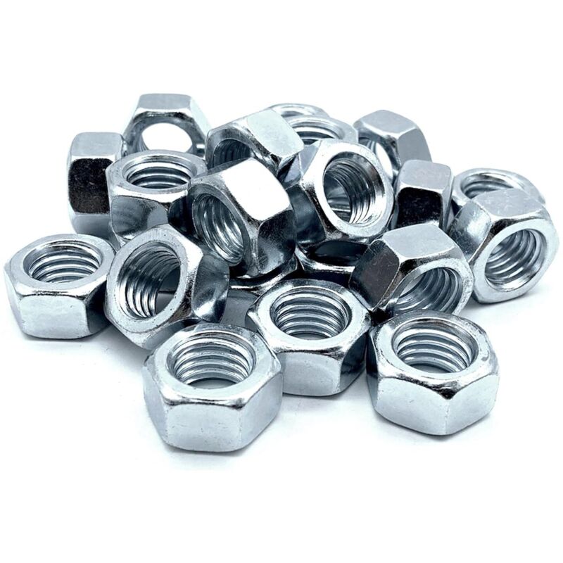 Nut 50 Hexagonal Nut M6 5Mm X 10Mm Galvanized Steel Din 934 Nut M6 For Bolts And Nuts, Coupling Elements, V1188-MS-227-2100