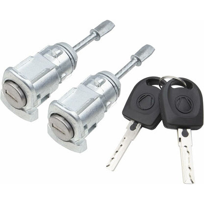 Front Left Right Door Lock Cylinder Compatible With Golf Iv Bora Passat B5 Skoda Fabia 3B0837167 3B0837168 V1188-MS-227-2104