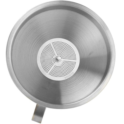 5" Food Grade Stainless Steel Kitchen Funnel With Removable 200 Mesh Filter And Handle Strainer Funnel For V1188-MS-227-2108