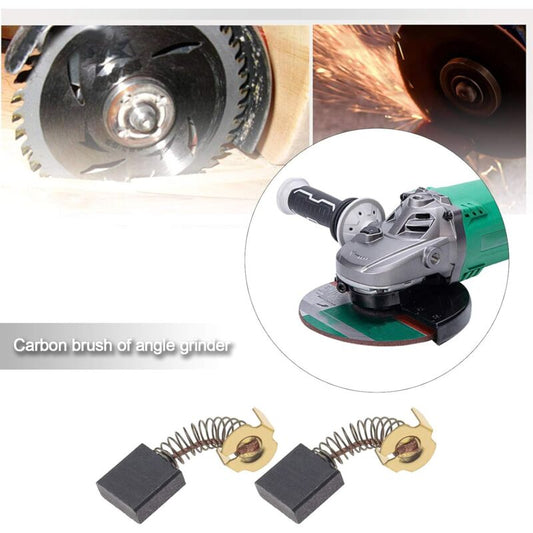 Pair Carbon Brushes 999044 Angle Grinder Brushes 7X17Mm Compatible With Hitachi G18Se2 G18Sr G23Sc2 G23Sr V1188-MS-227-2116