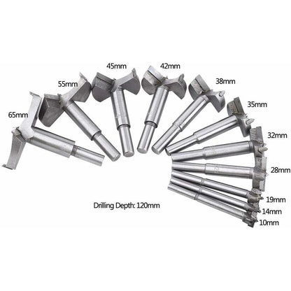 Forstner Wood Drill Bit Cemented Carbide Forstner Bits Flat Hole Saw Drilling Tool (35Mm) V1188-MS-227-2117