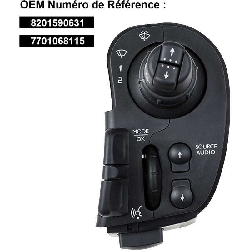 Comodo Wiper For Clio 3 Modus Kangoo 2 Radio Control Turn Signal 7701068115 8201590631 V1188-MS-227-2119