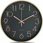 12 Inch Silent Non Ticking Wall Clock Modern Battery Operated Wall Clock Easy To Read Decor For Kitchen, V1188-MS-227-2122