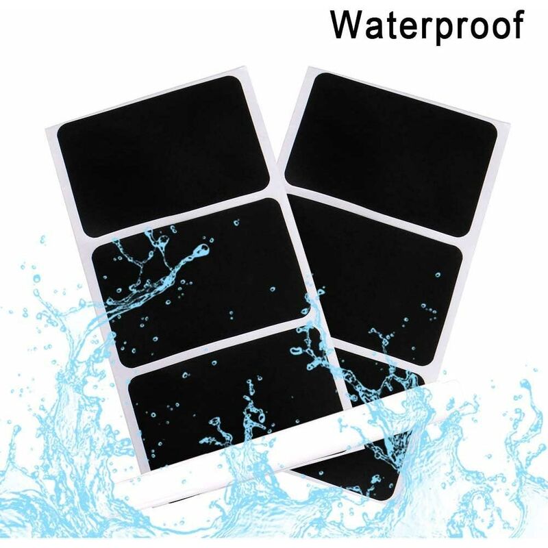150 pcs Reusable Kitchen Organizer Labels Stickers Kit With Liquid Chalk Markers, Removable Blackboard Labels V1188-MS-227-2130