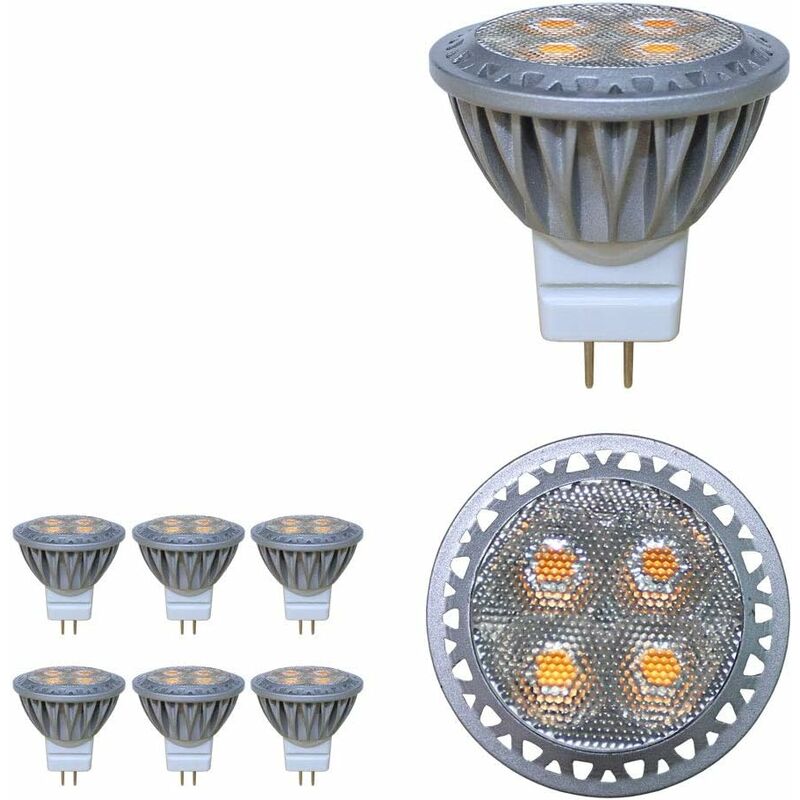 LED Bulb Mr11 Gu4 Spotlight 3W 12 Volt Super Bright Equal To 35W Halogen Bulb 280Lm 30 degrees Beam Angle V1188-MS-227-2131