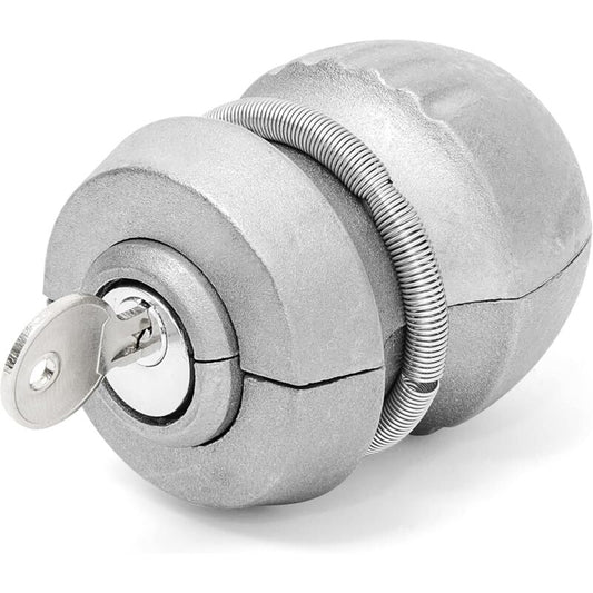 1 Zinc Alloy Trailer Hitch Hook Ball Coupling Anti-Theft Device Trailer Accessories Caravan Lock Bolt 50Mm V1188-MS-227-2132