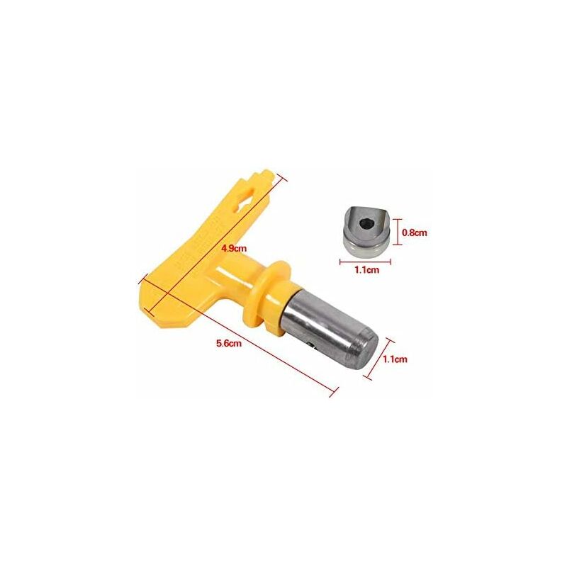 Airless 311 Universal Paint Spray Gun - Professional High Pressure Electric Spray Gun - Machine Tip - V1188-MS-227-2133
