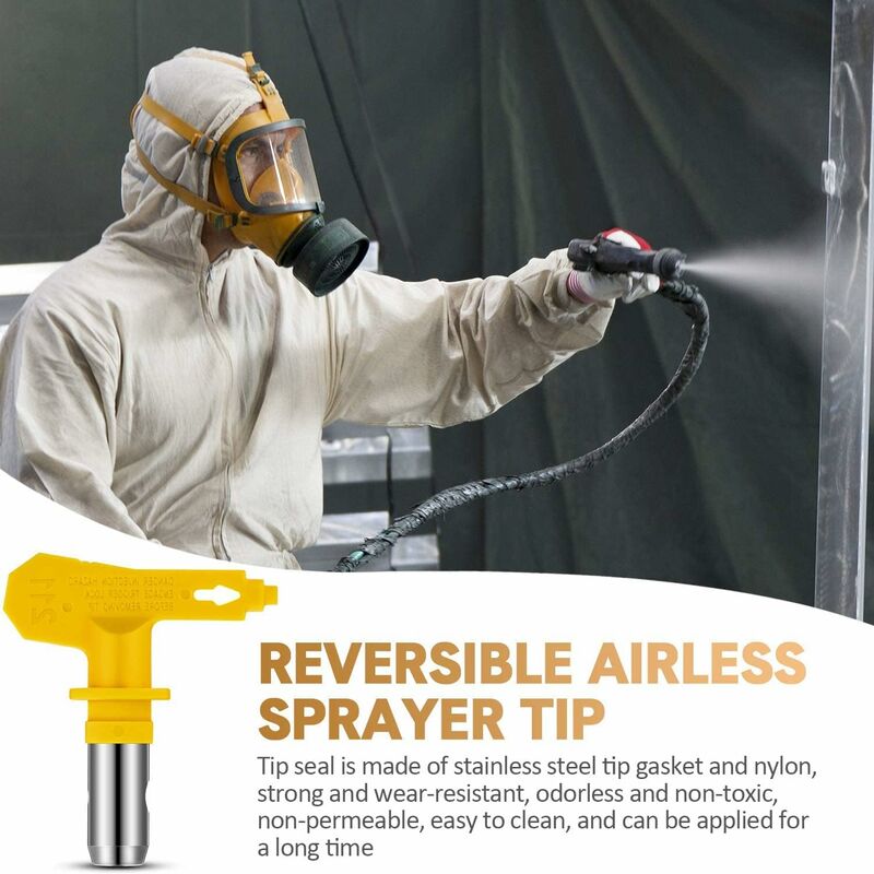 Airless 311 Universal Paint Spray Gun - Professional High Pressure Electric Spray Gun - Machine Tip - V1188-MS-227-2133