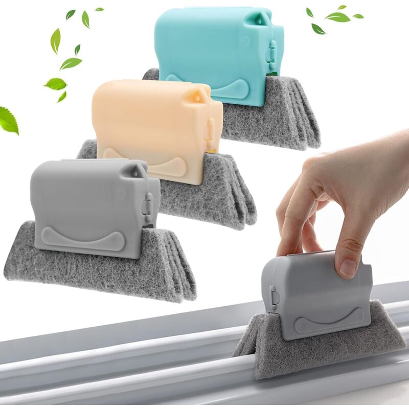 3 Pack Window Groove Cleaning Brush, Window And Door Cleaning Brush, Quick Handheld Cleaning Tools For All V1188-MS-227-2135