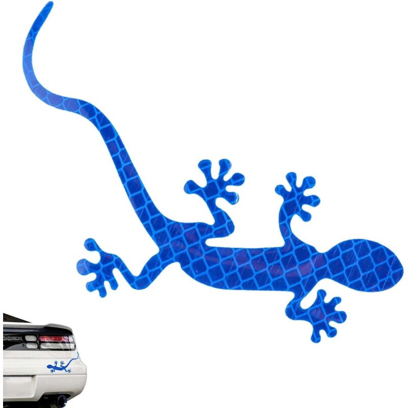Gecko Car Stickers, Creative Car Warning Reflective Stickers With Stereo, Night Driving Warning Gecko V1188-MS-227-2149