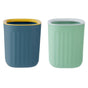 2 pcs 15X12.5Cm Small Desktop Trash Can Mini Trash Can Office Mini Trash Can Kitchen Small Trash Can For Home V1188-MS-227-2152