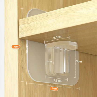 20 pcs Punch-Free Adhesive Wall Brackets - Fixed Wall Mount - Triangle Support Boards V1188-MS-227-2153