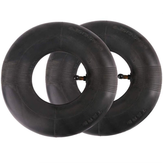 2 pcs 4.10/3.50-4 Inch Inner Tube Tire For Hand Truck, Trolley, Hand Cart, Garden Cart, Lawn Mower, V1188-MS-227-2162