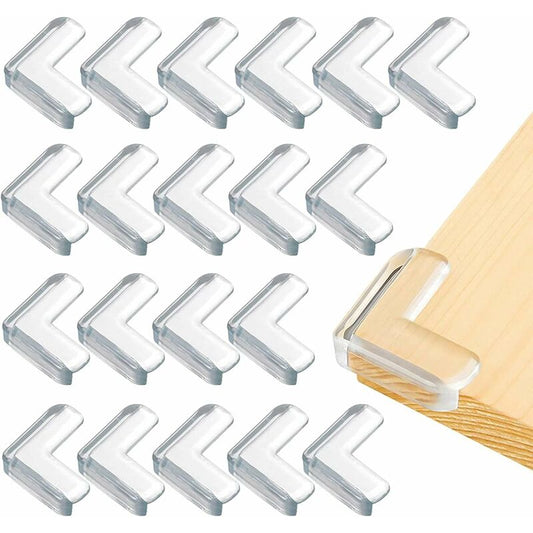 20 pcs Table Corner Protector, Table And Furniture Corner Protection, Transparent Corner Protector For Baby V1188-MS-227-2163