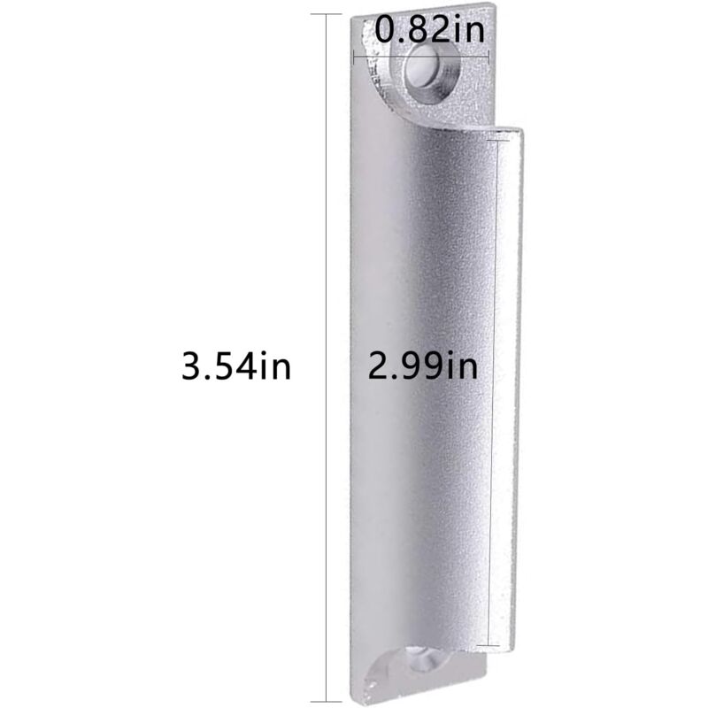 Sliding Door Handle - Kitchen Cabinet Handle - Balcony Door Handle, Suitable For Sliding Doors, Wooden Doors, V1188-MS-227-2164
