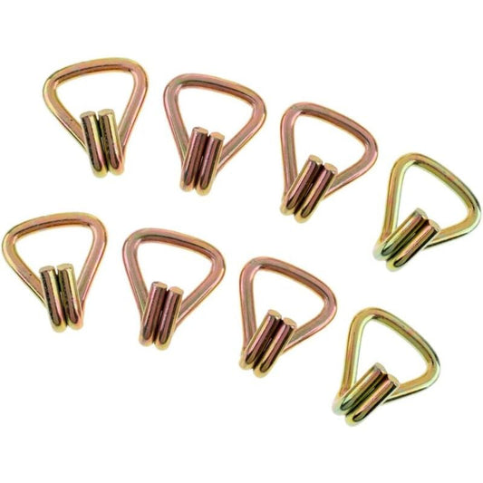 8X Heavy Duty Double J Hooks For Strap Maximum Breaking Strength 1000Kg V1188-MS-227-2177