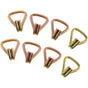8X Heavy Duty Double J Hooks For Strap Maximum Breaking Strength 1000Kg V1188-MS-227-2177