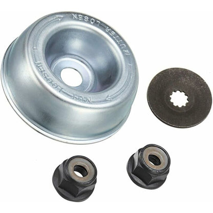 4 pcs / Set Metal Lawnmower Blade Attachment Replacement Kit For Stihl Lawn Mower Brush Cutter V1188-MS-227-2179